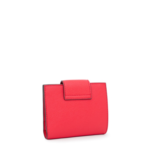 Monedero Flap pequeño rojo TOUS Funny