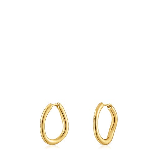 mm gold hoop earrings New Hav