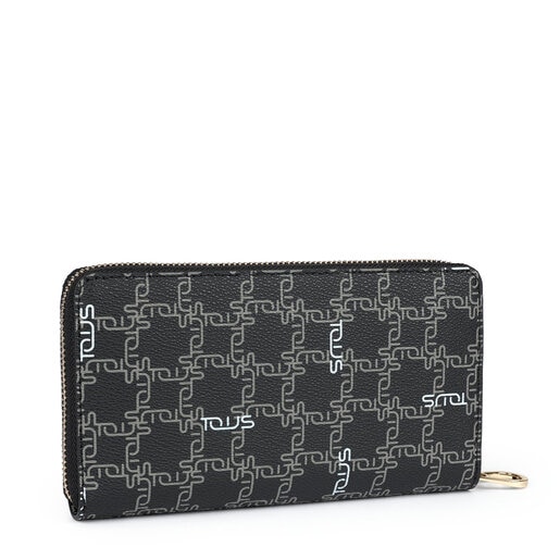 Medium black TOUS Logogram wallet | TOUS