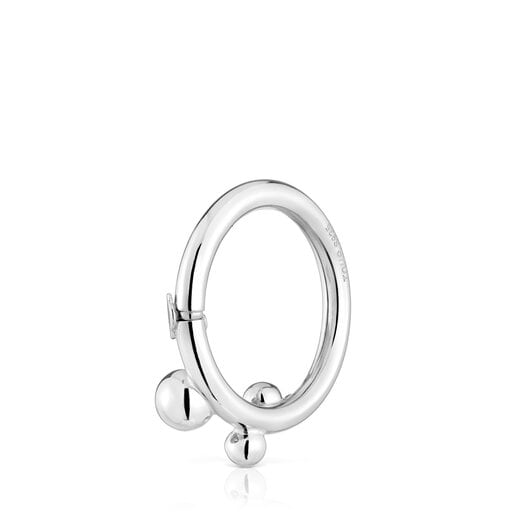 Großer Ring Hold aus Silber mit Details