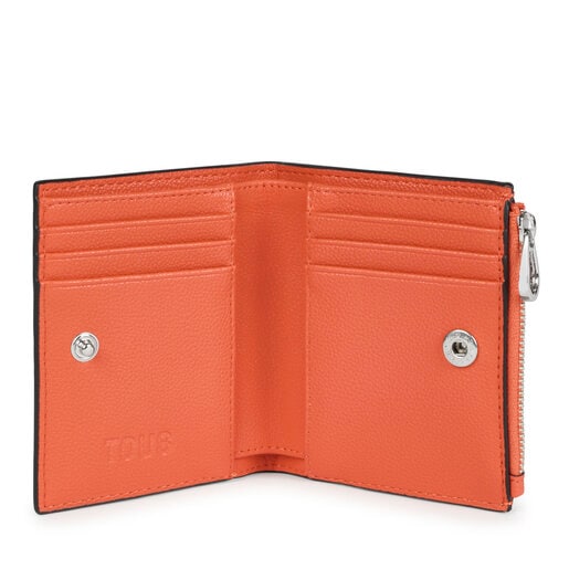 Oranžová Peněženka na karty Kaos Mini Evolution