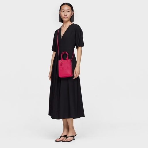 フューシャカラーのミニバッグ TOUS La Rue New Pop