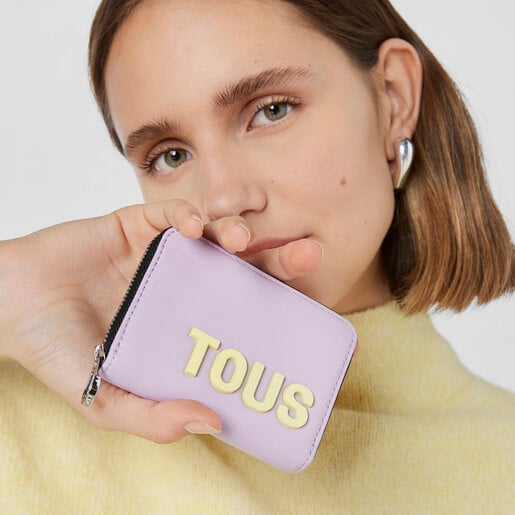 Mauve Change purse TOUS Carol