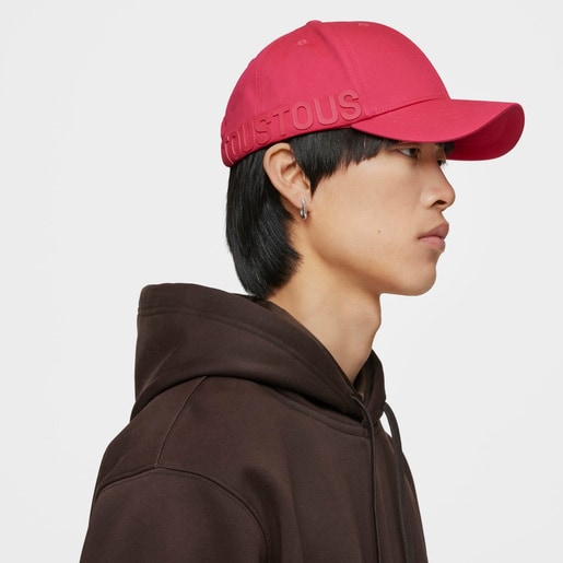 Fuchsia-colored Cap TOUS Motif