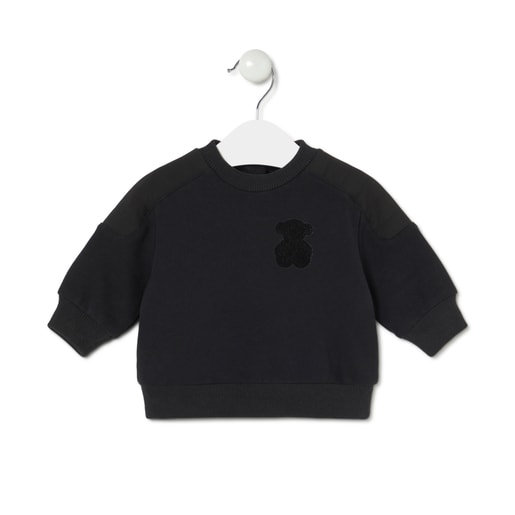 Bear sweatshirt in Party black