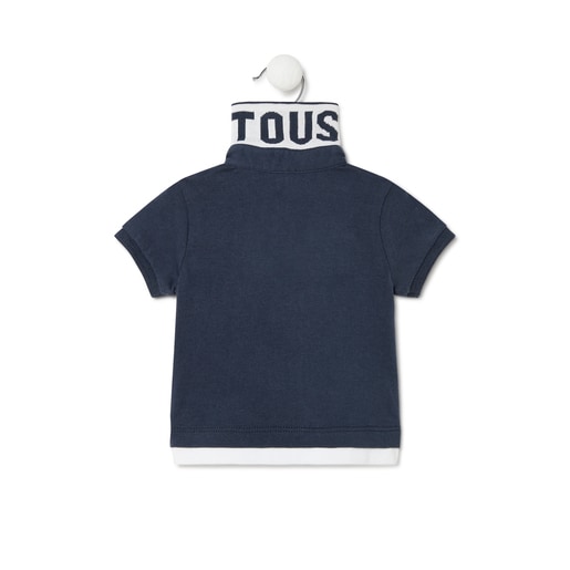 Polo t-shirt in Casual navy blue