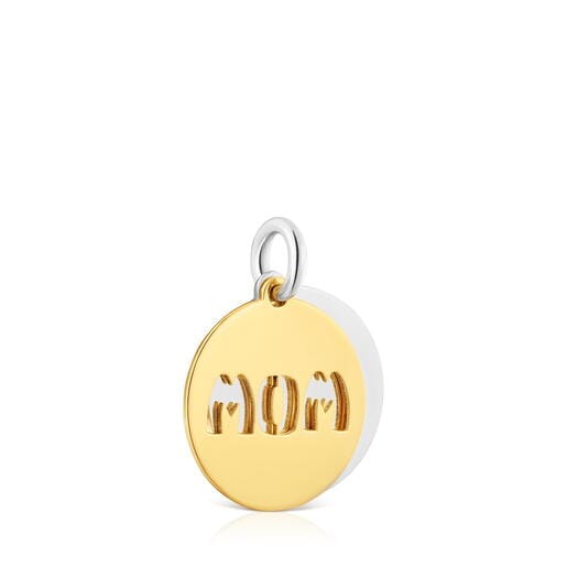 Two-tone Medallion pendant TOUS Mom