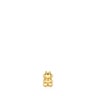 עגיל הליקס דובון Bold Bear עם ציפוי זהב 18 קראט על כסף