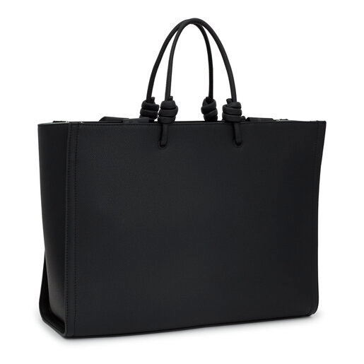 Large black Amaya Shopping bag TOUS La Rue New