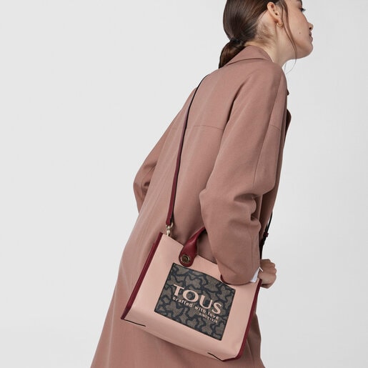 Средняя розовая сумка-shopping Amaya Kaos Icon