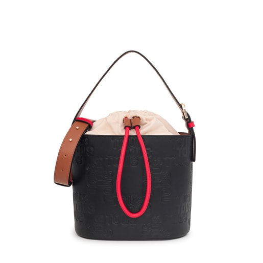 Black and brown Bucket bag TOUS Nanda | TOUS