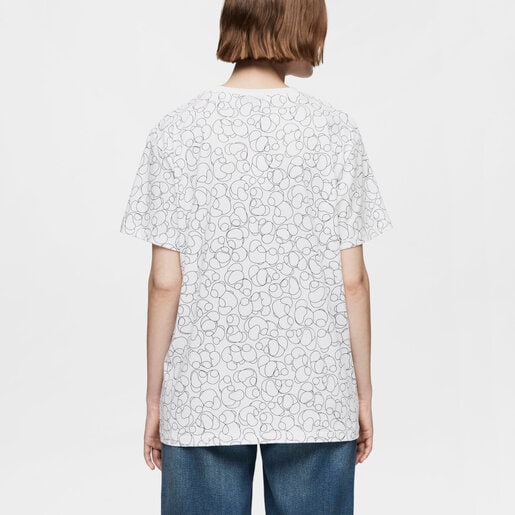 Camiseta de manga corta blanca TOUS Bold Bear