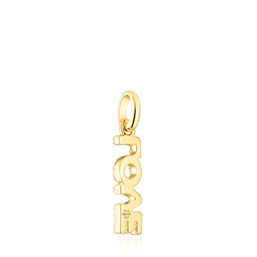 TOUS Crossword Love Pendant with amethyst