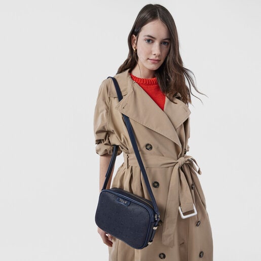 ショルダーバッグ  Script Day    S 合成皮革 ネイビーブルー