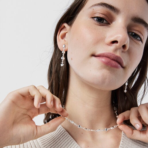 Серебряное колье Mini Icons