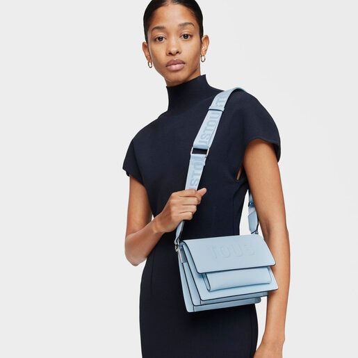 Small light blue TOUS La Rue Audree Crossbody bag