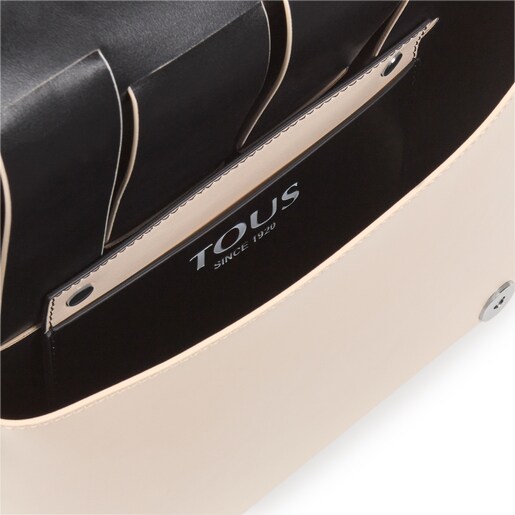 Маленькая бежевая сумка-кроссбоди TOUS Damas