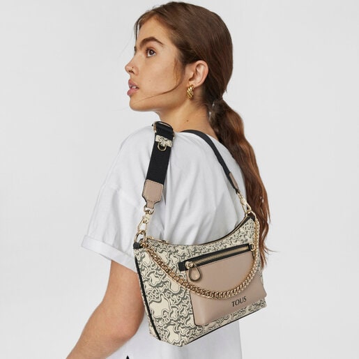 Beige TOUS Kaos Mini Evolution Shoulder bag