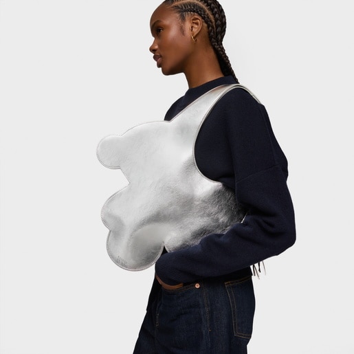 Shopper plata TOUS Motifs Bear