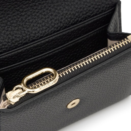 Cartera solapa negro TOUS Hold