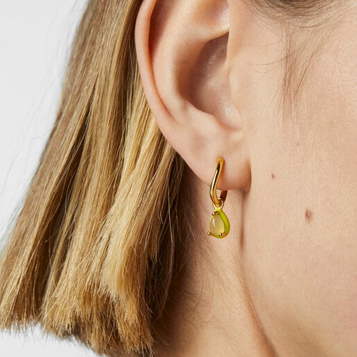 TOUS Vibrant Colors Earring with chalcedony and colored enamel