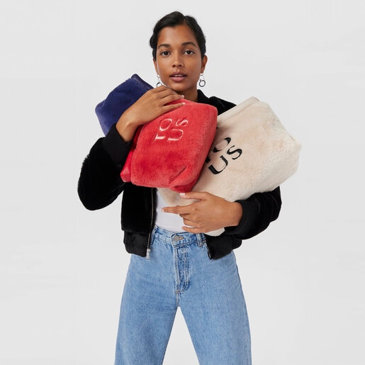 Small coral-colored TOUS Balloon Wild Tote bag