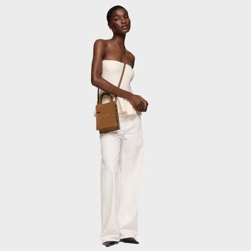 Camel-colored Pop Minibag TOUS Brenda