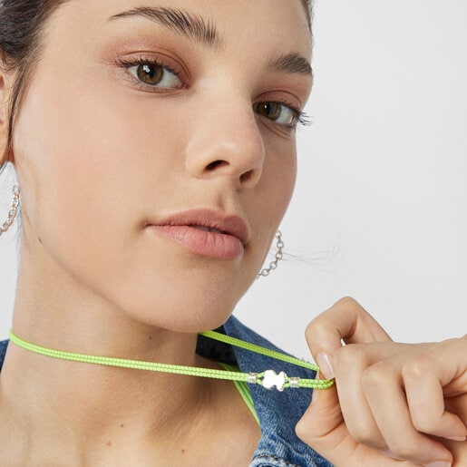 Collar elástico lima Sweet Dolls