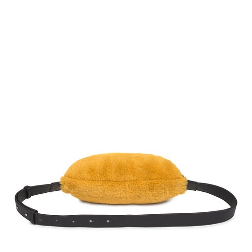 Riñonera amaya Fur mostaza