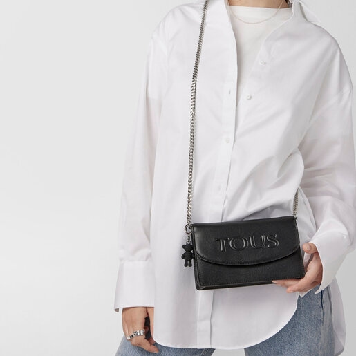 ブラックのスモールクロスボディバッグ T Pop