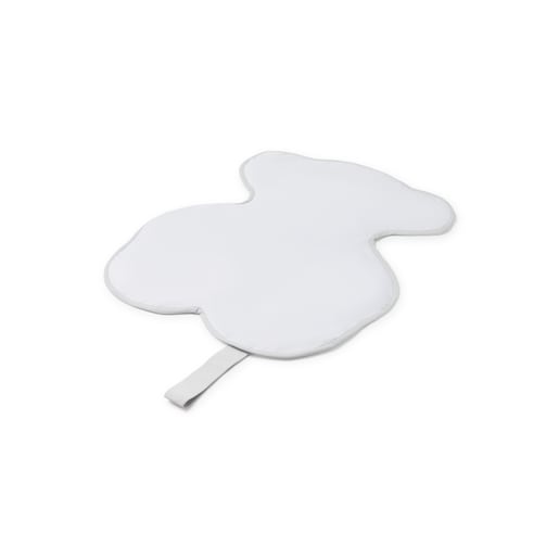 Bear-shaped travel changing mat in Kaos grey