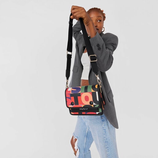 Small black TOUS Mimic Audree Crossbody Bag