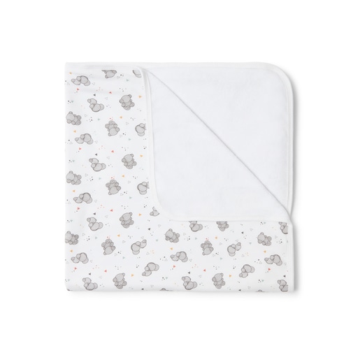 Baby blanket in Pic white