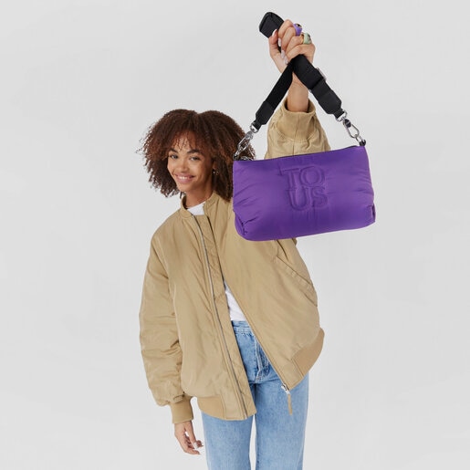 ライラックカラーのクロスボディバッグ TOUS Balloon Soft