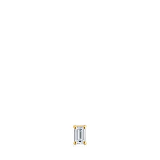 Single 14kt gold Earring with 0.20ct lab-grown diamond TOUS Shine LGD