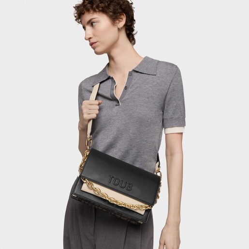 Medium black Audree Crossbody bag Kaos Icon