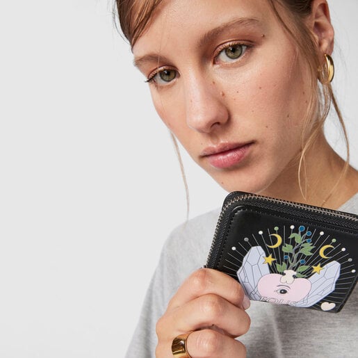 Porte-monnaie TOUS Magic moyen noir et multicolore