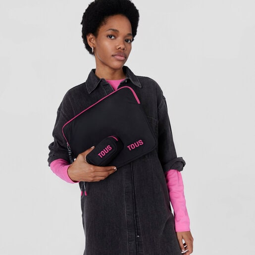 حقيبة كمبيوتر محمول TOUS Carol Soft باللون الأسود