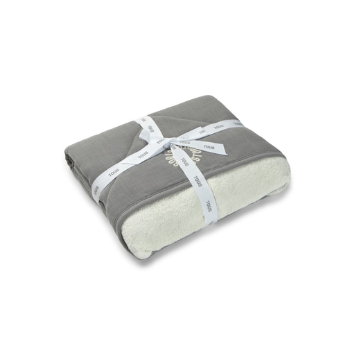 Capa de bany per a nadó Classic gris