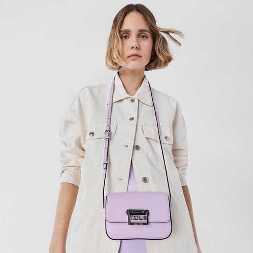 Mini bandolera de piel malva TOUS Legacy