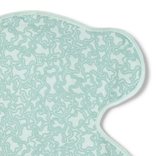 Bear-shaped travel changing mat in KaosP mist