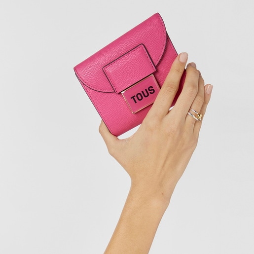 Cartera Flap fucsia TOUS Sylvia