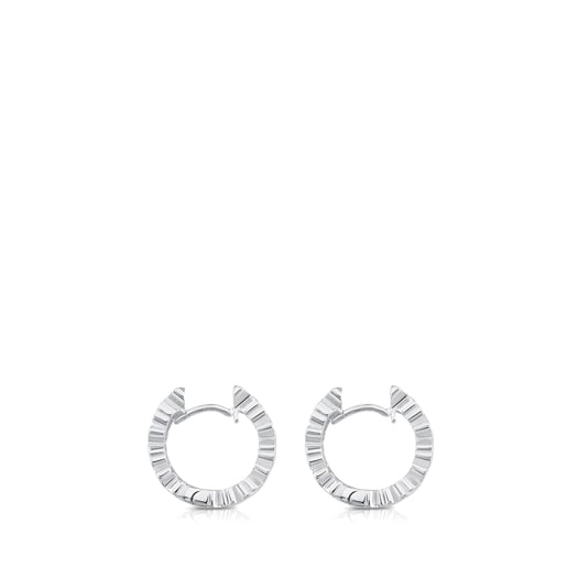 Silver hoop Earrings TOUS Puppies | TOUS