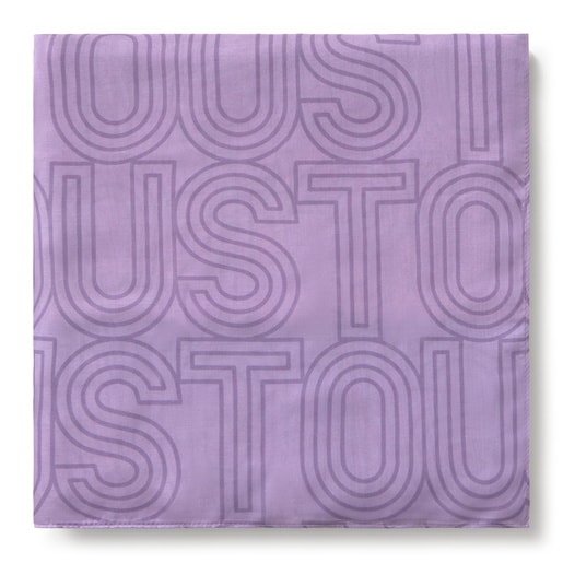 Mauve Foulard TOUS Lines Gradient Repeat