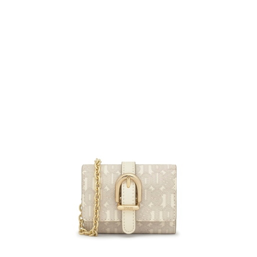 Beige hanging Change purse-cardholder TOUS Buckles Silhouette