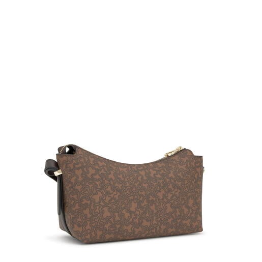 Bandolera mediana marrón Kaos Mini Lines