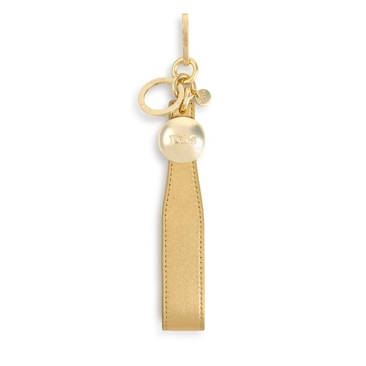 Gold Keychain TOUS Metal Ball