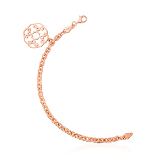 Pulsera Mossaic Power con baño de oro rosa 18 kt sobre plata