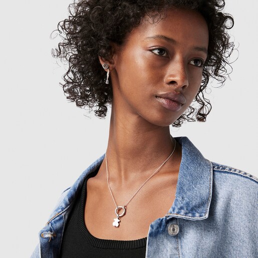 Conjunto collar de plata Mix | TOUS