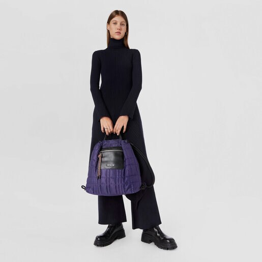 Purple TOUS Empire Padded Backpack